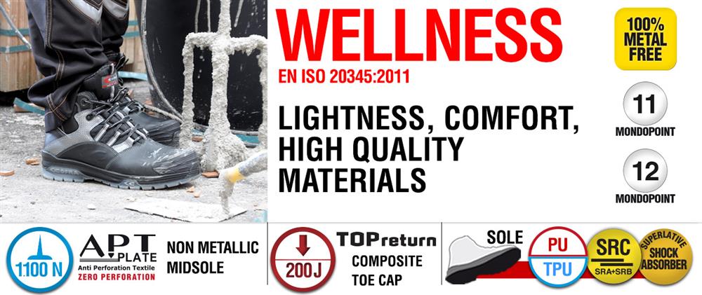 Παπούτσια ασφαλείας Cofra wellness