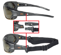 Γυαλιά προστασίας πολωτικά Cofra Combowall Polar silver