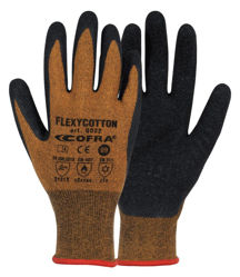 Γάντια Σαγρέ Λάτεξ Cofra Flexycotton