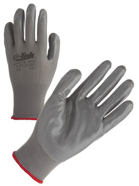 Γάντια εργασίας νιτριλίου Nylon/Nitrile G-TEK