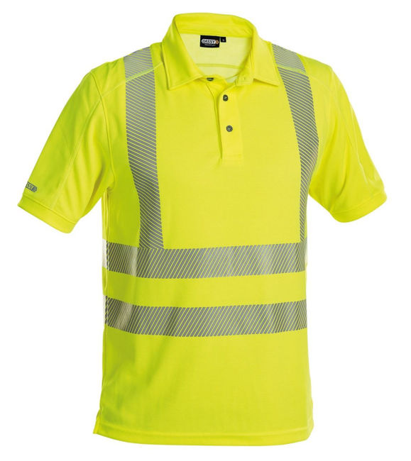 Μπλουζάκι Polo Αντηλιακό (UPF 50+) Ανακλαστικό Dassy Brandon κίτρινο