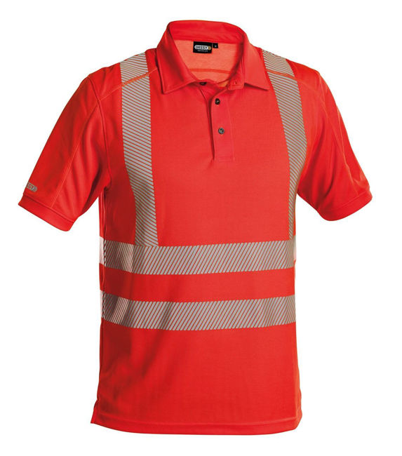 Μπλουζάκι Polo Αντηλιακό (UPF 50+) Ανακλαστικό Dassy Brandon κόκκινο