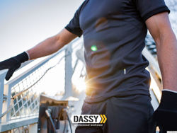 Μπλουζάκι T-Shirt Εργασίας Dassy Nexus midnight blue/anthracite grey