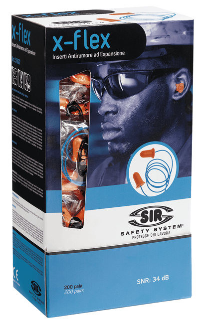 Ωτοβύσματα Sir Safety x-flex με κορδόνι