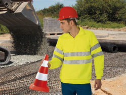 Φούτερ Ανακλαστική Valento Road κίτρινη