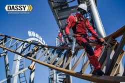 Παντελόνι Εργασίας 4-way Stretch Dassy Dynax red/black