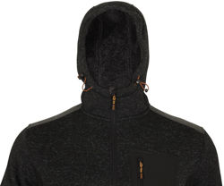 Ζακέτα Ψύχους με γούνα Bennon Nortos grey/black
