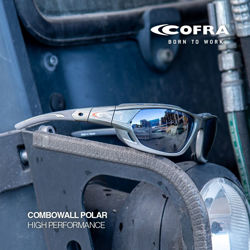 Γυαλιά προστασίας πολωτικά Cofra Combowall Polar silver