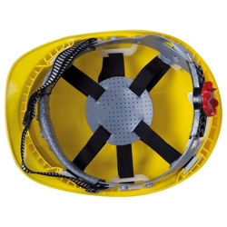 Κράνος Ασφαλείας με τροχαλία Kanton yellow