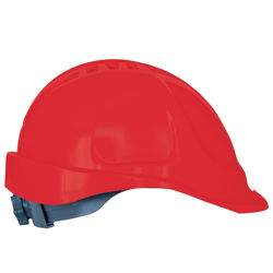 Κράνος Ασφαλείας με τροχαλία Kanton red		
