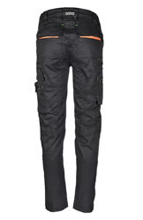 Παντελόνι Εργασίας Ελαστικό  (2 way stretch) Sara Actiflex black