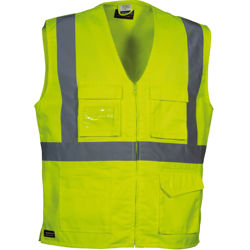 Γιλέκο Εργασίας Ανακλαστικό Cofra Seki yellow
