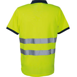 Μπλουζάκι Polo Ανακλαστικό Cofra Kaduna yellow