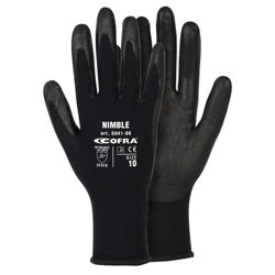 Γάντια Πολυουρεθάνης Cofra Nimble black/black
