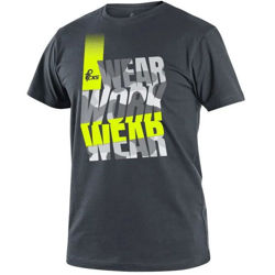 T-Shirt Ανδρικό Ελαστικό CXS Workwear anthracite-yellow