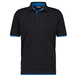 Μπλουζάκι Polo Dassy Orbital black/azure blue