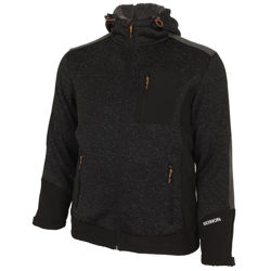 Ζακέτα Ψύχους  με γούνα Bennon Nortos grey/black