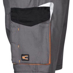 Βερμούδα Εργασίας Cofra Liegi anthracite/black/orange