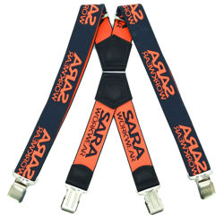 Ελαστικές Τιράντες Εργασίας Sara Workwear graphite/fluorescent orange