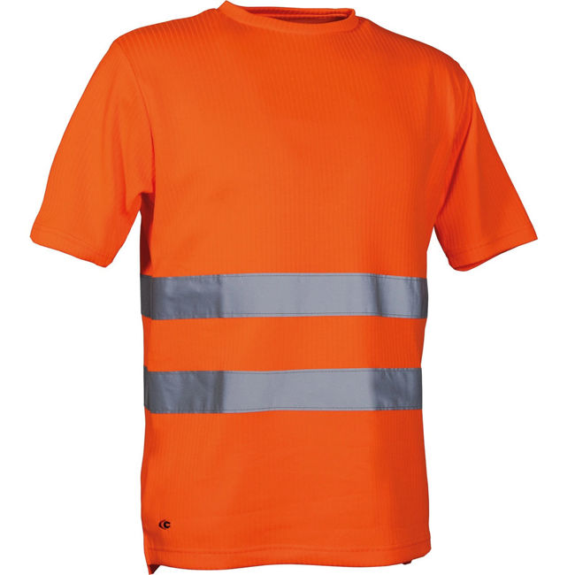 Μπλουζάκι Εργασίας  Ανακλαστικό Cofra View orange