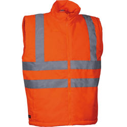 Αδιάβροχο Ανακλαστικό Παρκά 4 σε 1 Cofra Telsen orange/navy