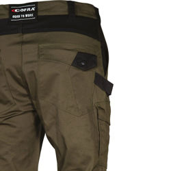 Παντελόνι Εργασίας Super Stretch Cofra Jember clay brown/black	