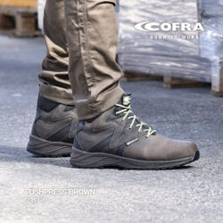Μποτάκι Ασφαλείας Cofra Pushpress brown S3 SRC