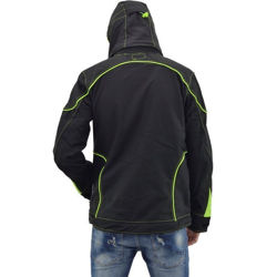 Softshell Jacket Cofra Tecka black/lime