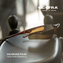 Γυαλιά πολωτικά προστασίας Cofra Solarcage Polar brown