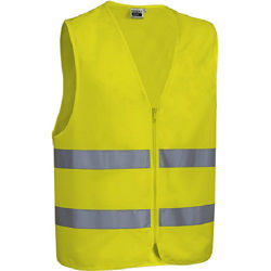 Ανακλαστικό Γιλέκο εργασίας με φερμουάρ Valento Wagon yellow