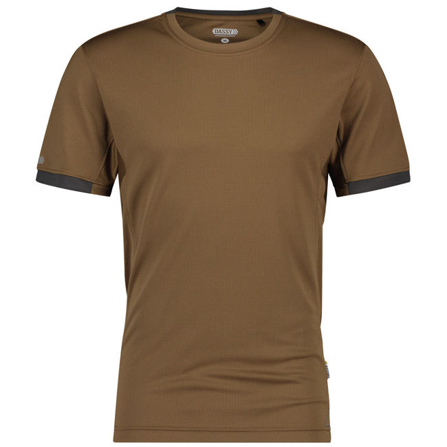 Μπλουζάκι T-Shirt Αντηλιακό (UPF 50+) Dassy clay brown/anthracite grey	