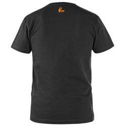 T-Shirt Ανδρικό Ελαστικό CXS Workwear black-orange