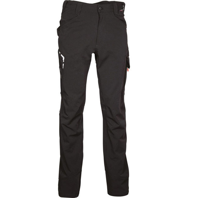Παντελόνι Εργασίας Ελαστκό 4-way Stretch Cofra Hagfors black/black