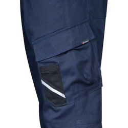 Παντελόνι Εργασίας Βαμβακερό Ελαστικό Cofra Vidago navy/black