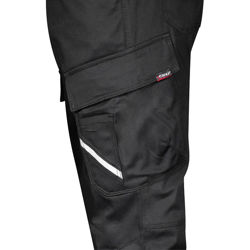 Παντελόνι Εργασίας Βαμβακερό Ελαστικό Cofra Vidago black/black