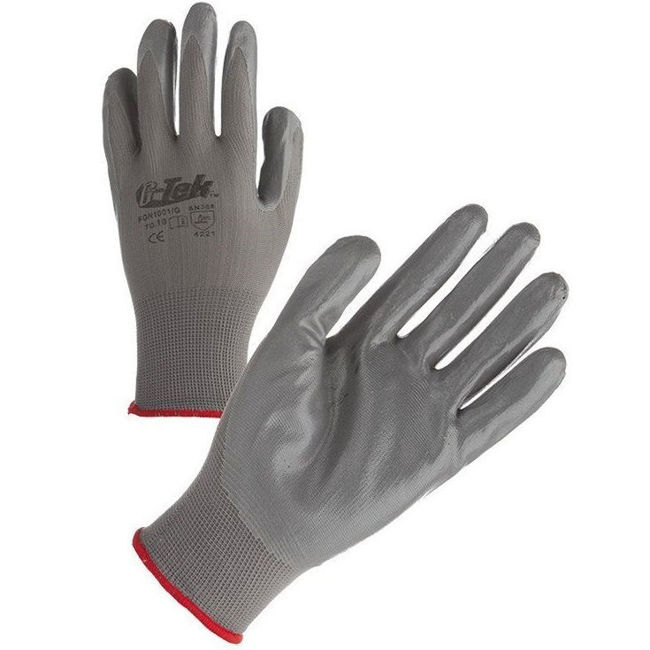 Γάντια νιτριλίου Nylon/Nitrile G-TEK