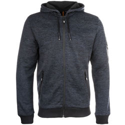 Ζακέτα ελευθέρου χρόνου με κουκούλα Bennon Olympos blue/grey