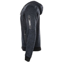 Ζακέτα ελευθέρου χρόνου με κουκούλα Bennon Olympos blue/grey