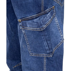 Jean Ελαστικό Παντελόνι Εργασίας Cofra Paradas dark blue