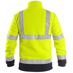 Ζακέτα Εργασίας fleece high vis CXS Preston yellow-blue