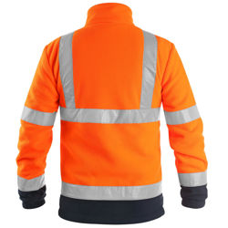 Ζακέτα Εργασίας fleece high vis CXS Preston orange-blue