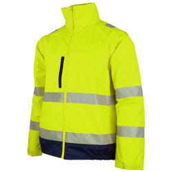 Αδιάβροχο Ανακλαστικό Μπουφάν 2 σε 1 Lacuna Cetus yellow/navy