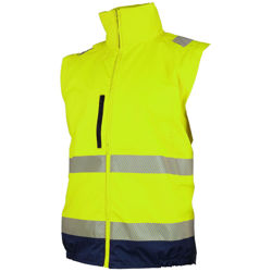 Αδιάβροχο Ανακλαστικό Μπουφάν 2 σε 1 Lacuna Cetus yellow/navy