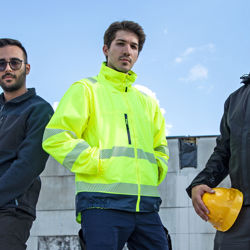 Αδιάβροχο Ανακλαστικό Μπουφάν 2 σε 1 Lacuna Cetus yellow/navy