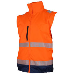 Αδιάβροχο Ανακλαστικό Μπουφάν 2 σε 1 Lacuna Cetus orange/navy