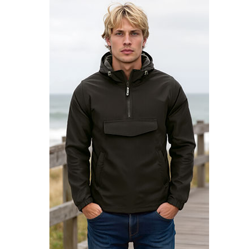 Μπουφάν άνορακ με κουκούλα Valento Oak black