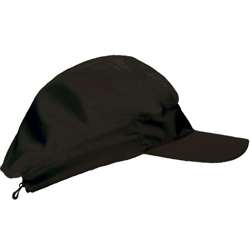 Καπέλο μαγειρικής με γείσο και δίχτυ Valento Masala  μαύρο