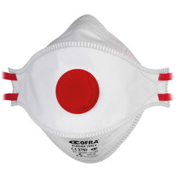 Μάσκα μιας χρήσης Cofra Kleever FFP3 V
