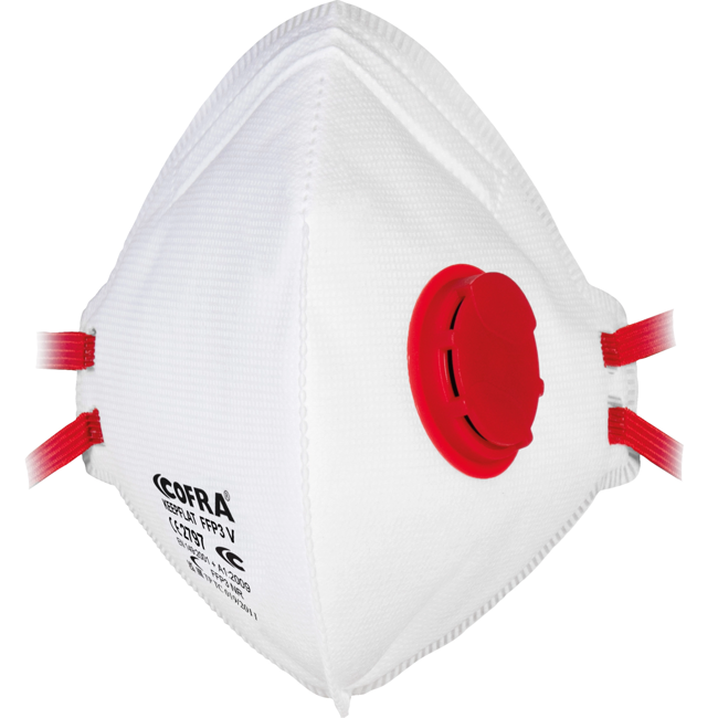 Μάσκα μιας χρήσης Cofra Keepflat FFP3 V