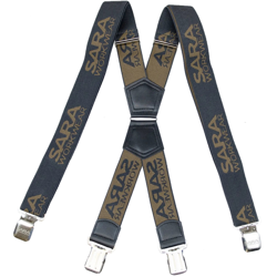 Ελαστικές Τιράντες Εργασίας Sara Workwear brown/charcoal